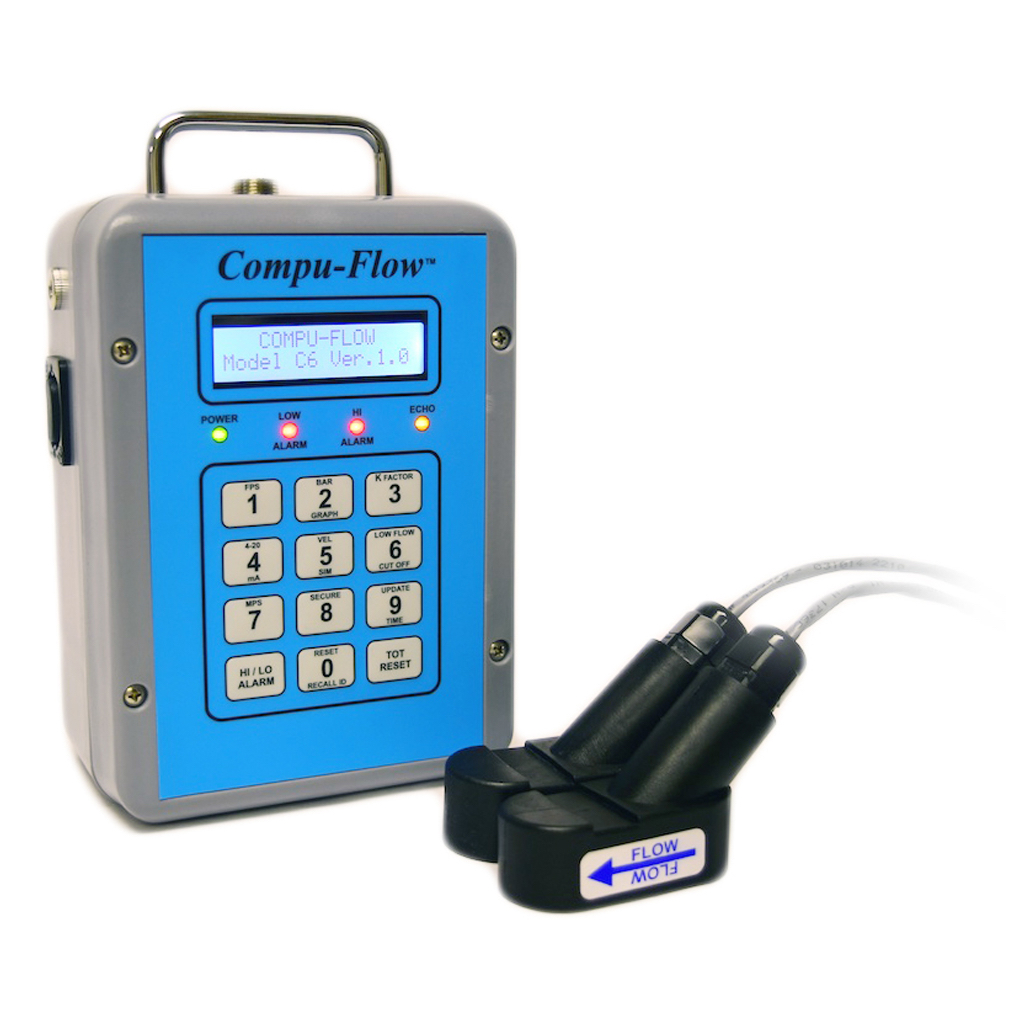 Compu-Flow™ Portable Ultrasonic Doppler Flow Meter